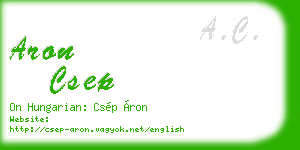 aron csep business card